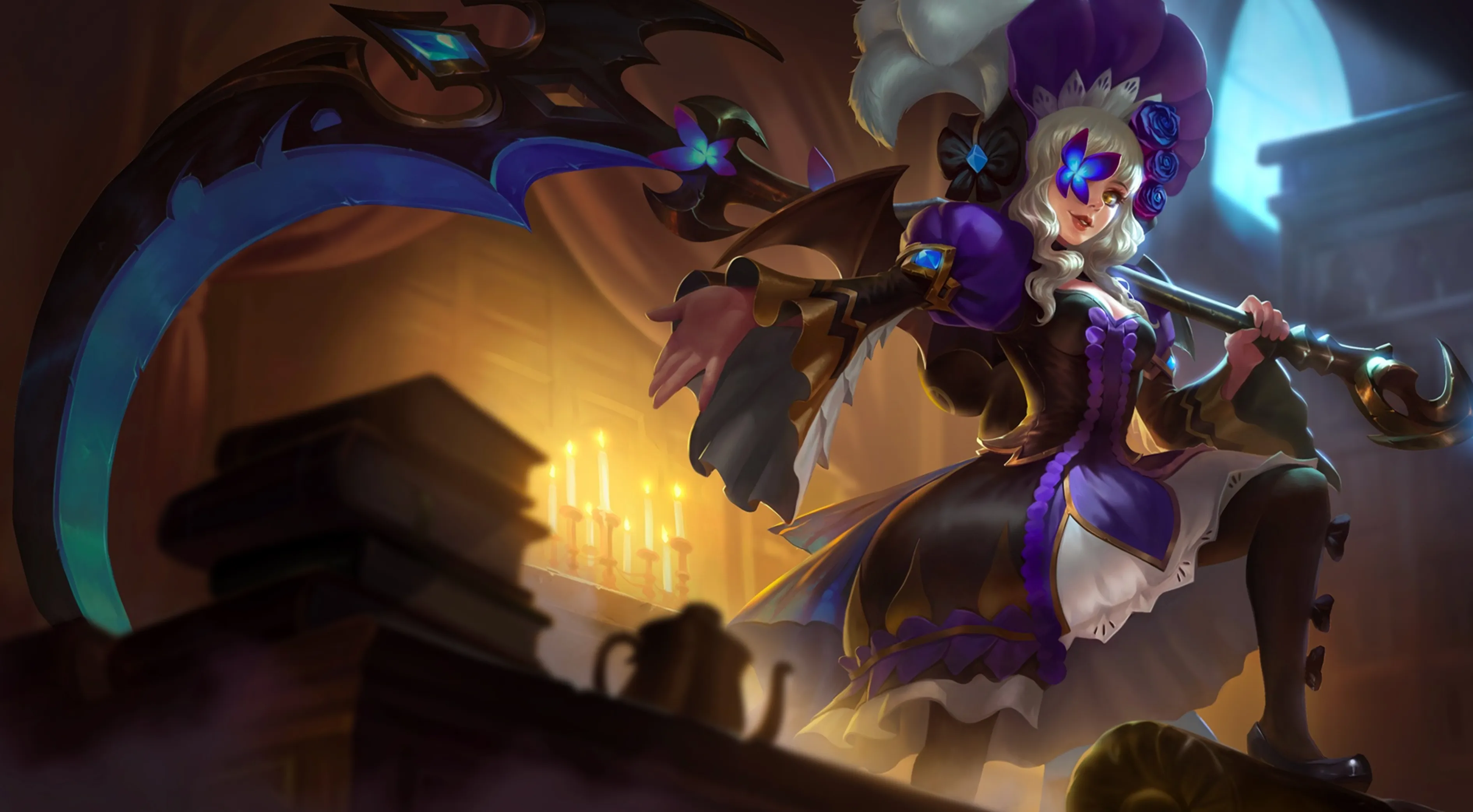 Hidden Orchid Butterfly ruby